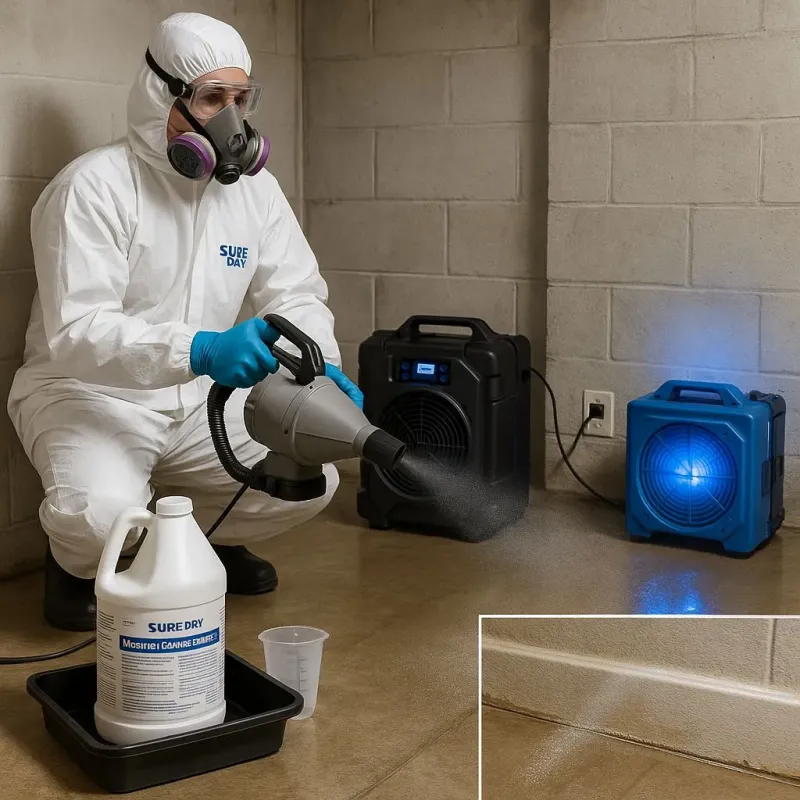 Sanitization and Odor Removal process in Clyde, NC